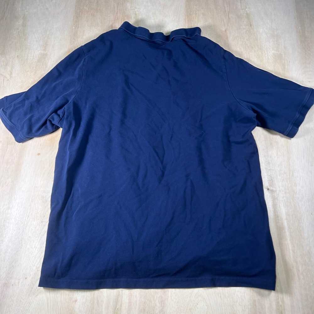 Puma Mens Navy Blue Short Sleeve Polo Shirt Big & Tall 4XLT Embroidered Logo - Picture 3 of 5